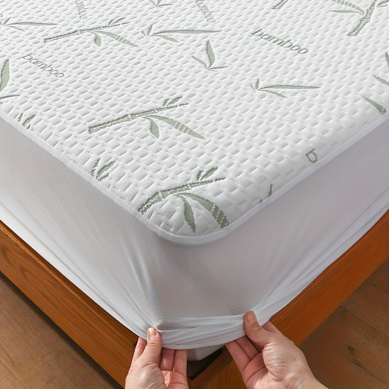 Waterproof Mattress Protector Breathable - MEICARE 100% Bamboo Fiber Mattress Protector