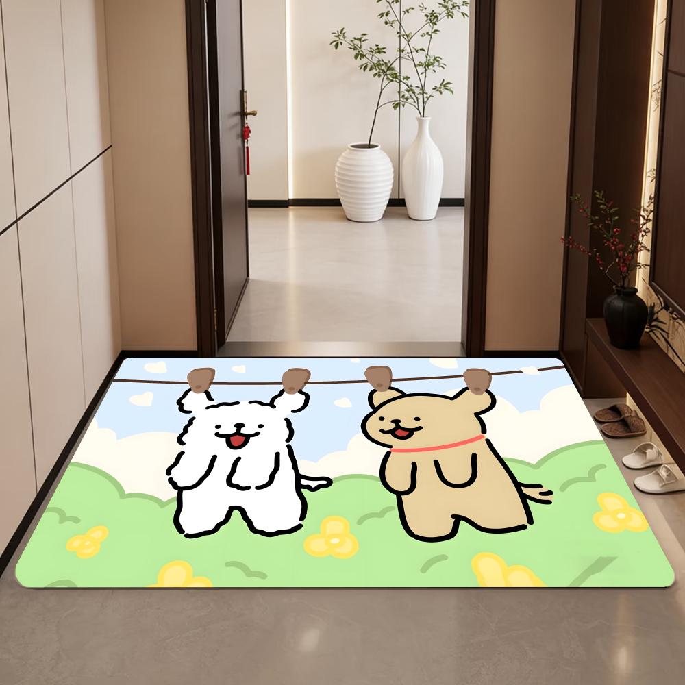 Anime L-LINE FRIENDS Puppy Flo - Quick Dry Diatomite Bath Mat recension och pris