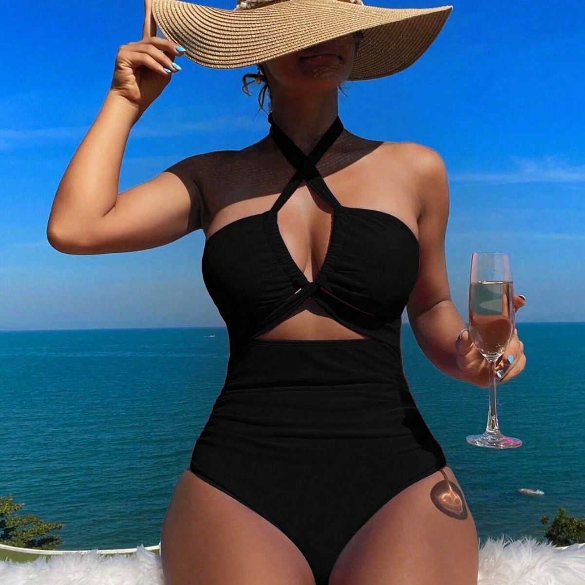 Women Swimsuit Halter Neck Sol - Bath recension och pris
