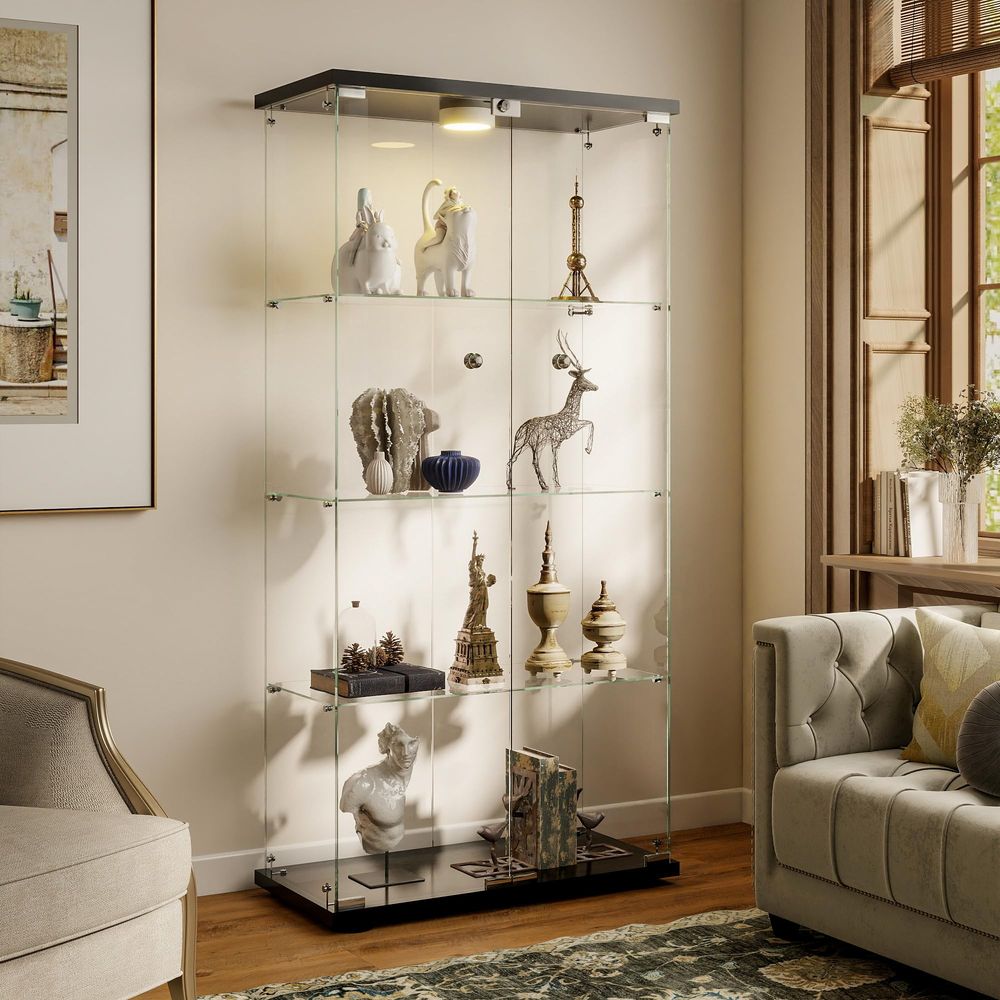 Display Cabinet with LED Light - Lighting recension och pris