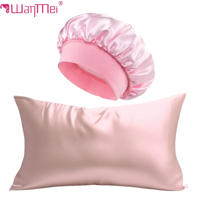 2PCs Silk Pillowcase & Satin B - Satin Silk Pillowcase Hair Skin recension och pris