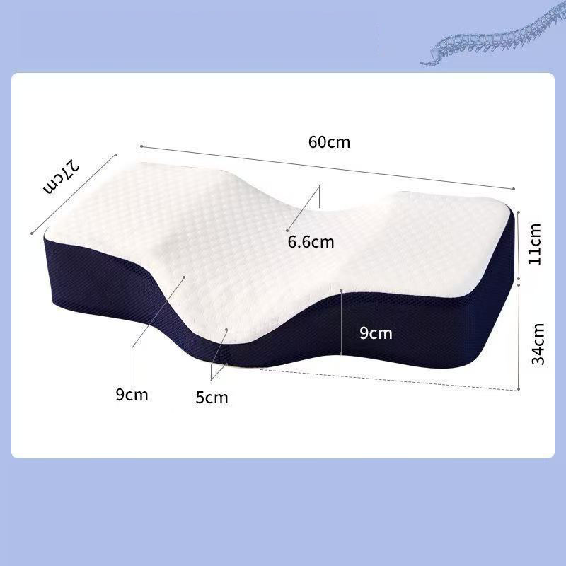 Concave Orthopedic Massage Pil - Memory Foam Orthopedic Pillow Neck Pain recension och pris