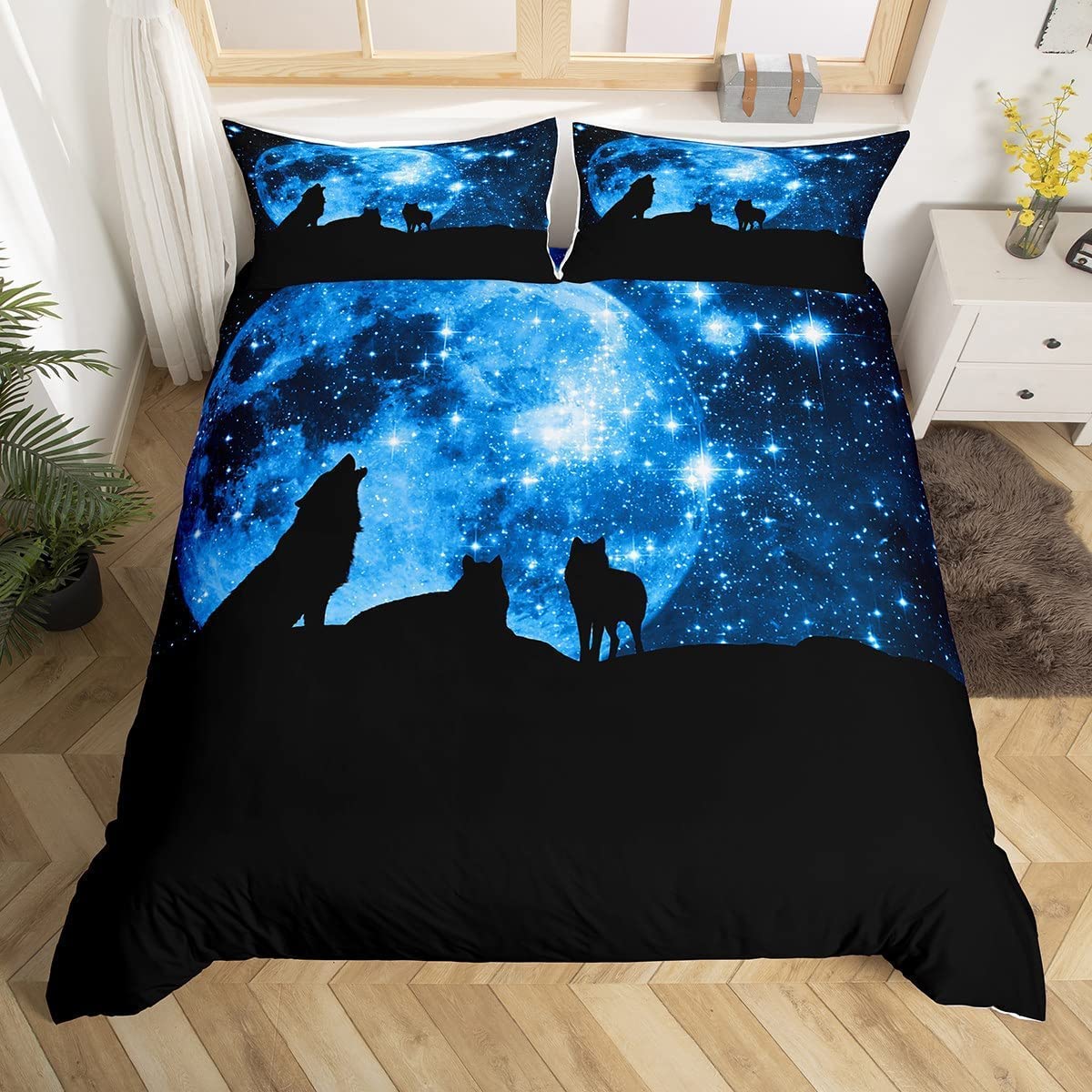 Galaxy Duvet Cover Set for Tee - Duvet Cover Sets With Zipper recension och pris