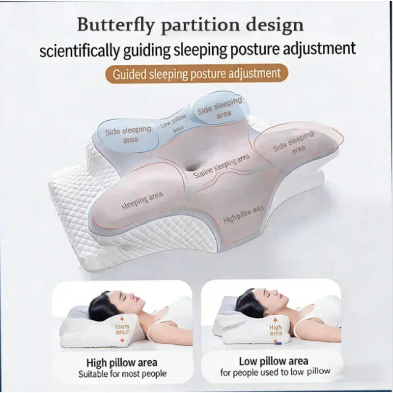 Breathable Cooling Memory Foam - Memory Foam Orthopedic Pillow Neck Pain recension och pris