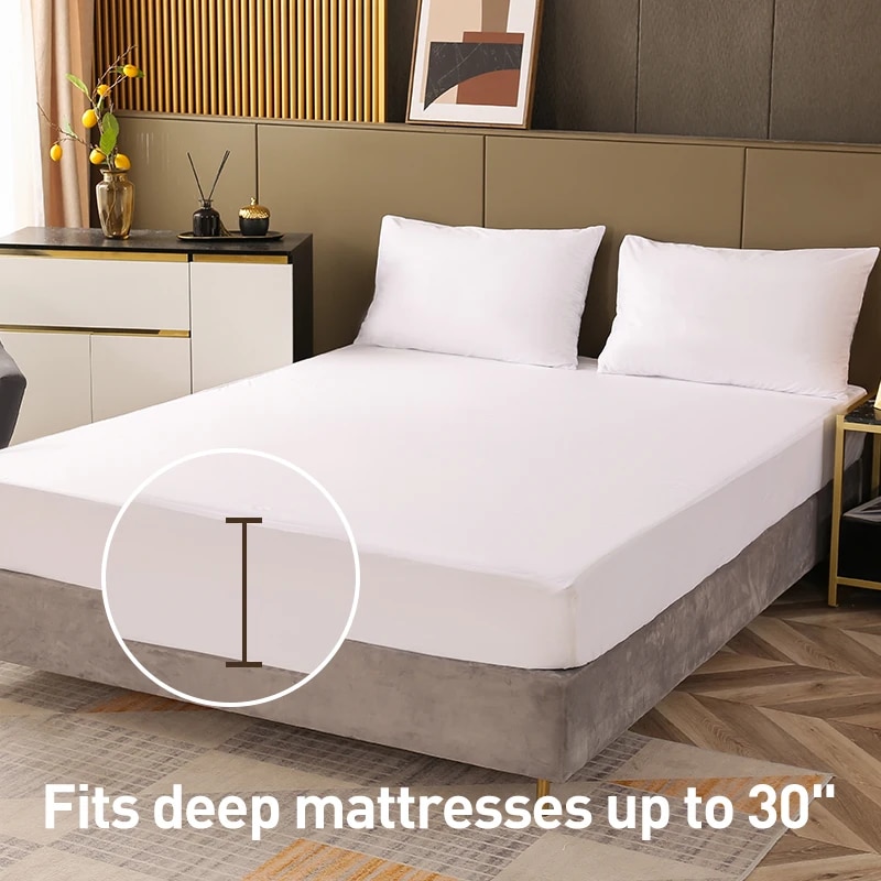 Waterproof Mattress Protector, - Waterproof Mattress Protector Breathable recension och pris