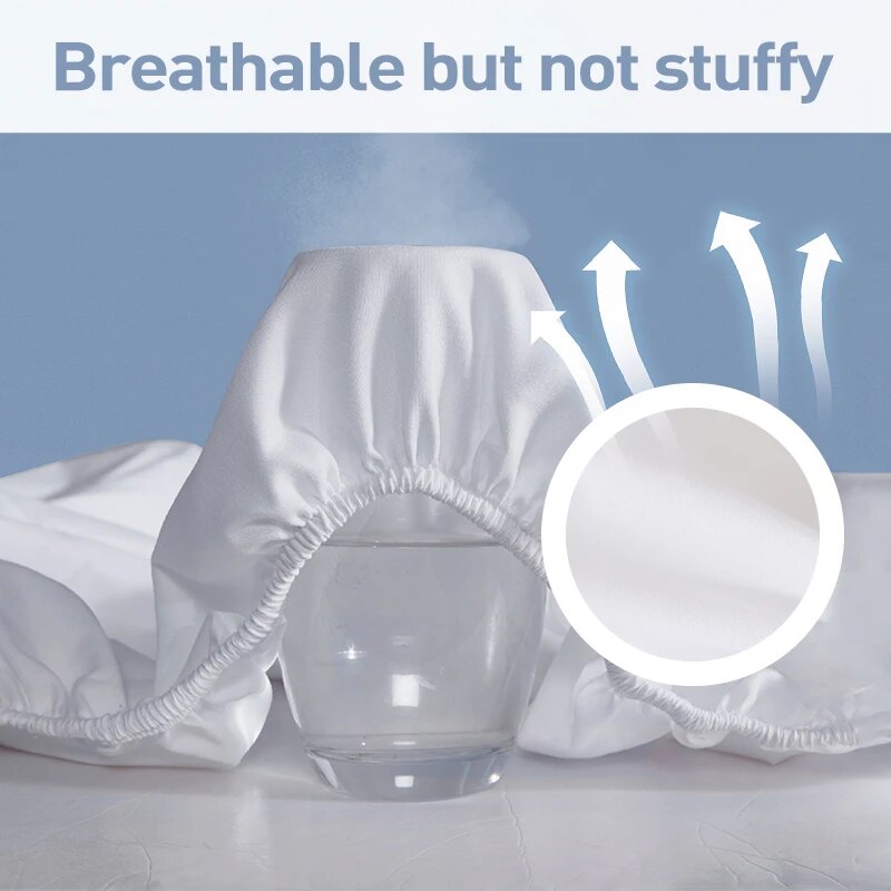 Waterproof Mattress Protector, - Waterproof Mattress Protector Breathable recension och pris