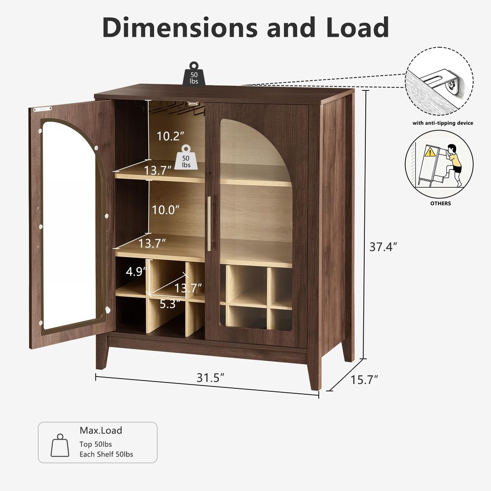 Tall Storage Cabinet Fluted Pa - Kitchen recension och pris