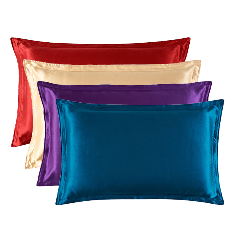 48x74cm Pillowcase Patchwork S - Satin Silk Pillowcase Hair Skin recension och pris