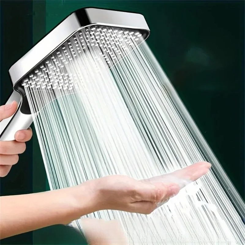 Square Handheld Showerhead 3 S - High Pressure Shower Head Handheld recension och pris