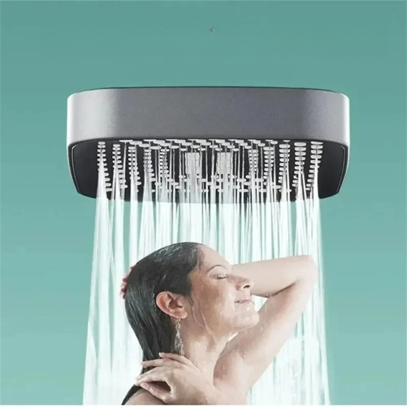 Square Handheld Showerhead 3 S - High Pressure Shower Head Handheld recension och pris