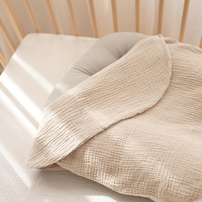 2PCS Baby Lounger Cover Muslin - Muslin Cotton Bedspread recension och pris