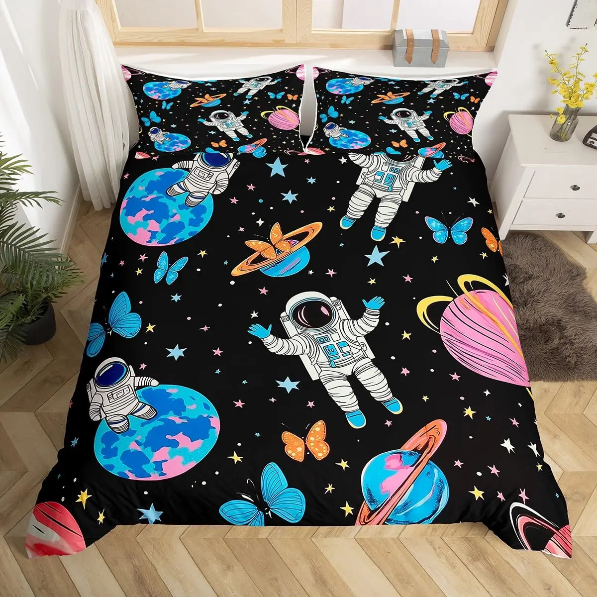 Astronaut Duvet Cover Set Cart - Duvet Cover Sets With Zipper recension och pris