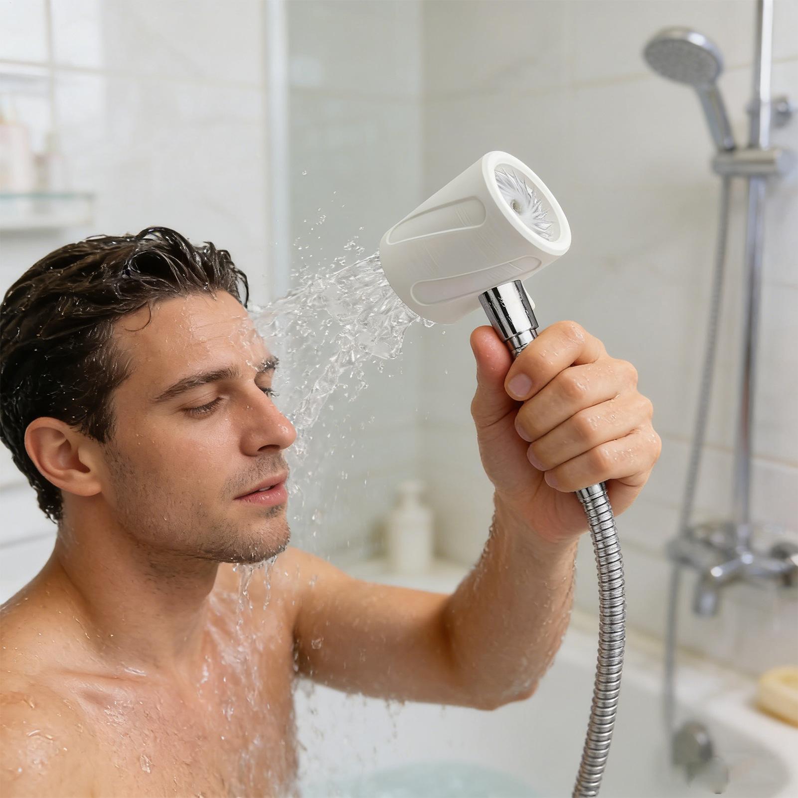 Men's Shower Head High Pressur - High Pressure Shower Head Handheld recension och pris