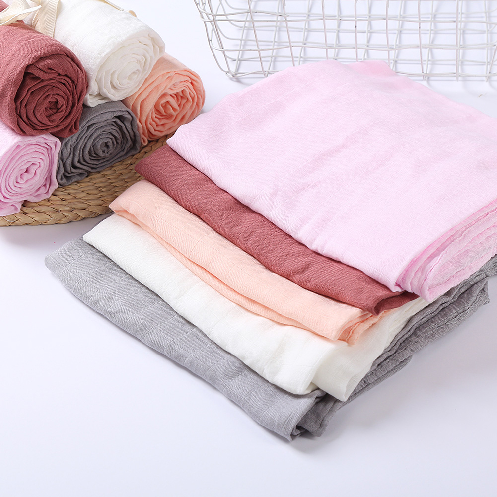 Solid Bamboo Cotton Baby Recei - Muslin Cotton Bedspread recension och pris