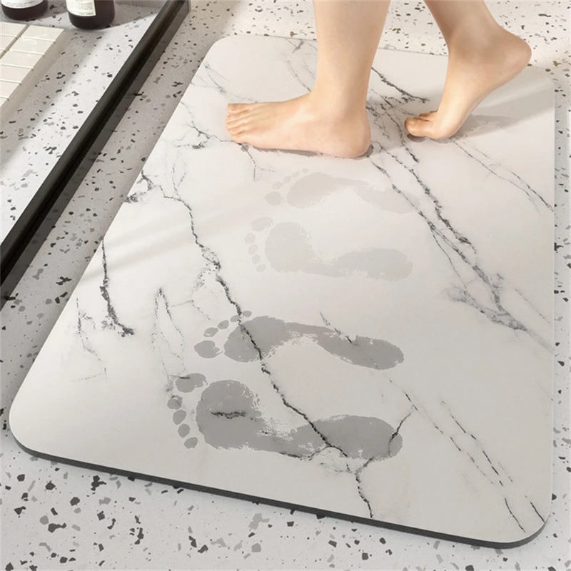1pc Bathroom Rugs Washable Bat - Quick Dry Diatomite Bath Mat recension och pris