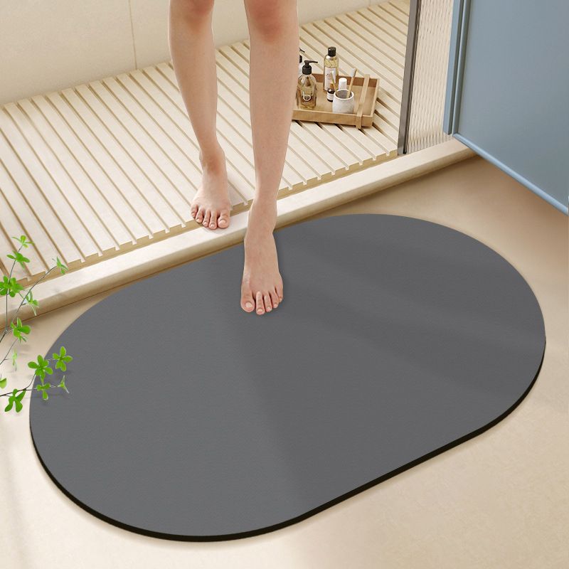VIKAMA Irregular Oval Diatomit - Quick Dry Diatomite Bath Mat recension och pris