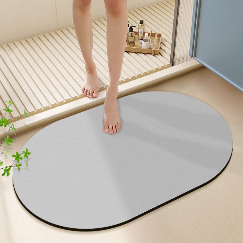 VIKAMA Irregular Oval Diatomit - Quick Dry Diatomite Bath Mat recension och pris