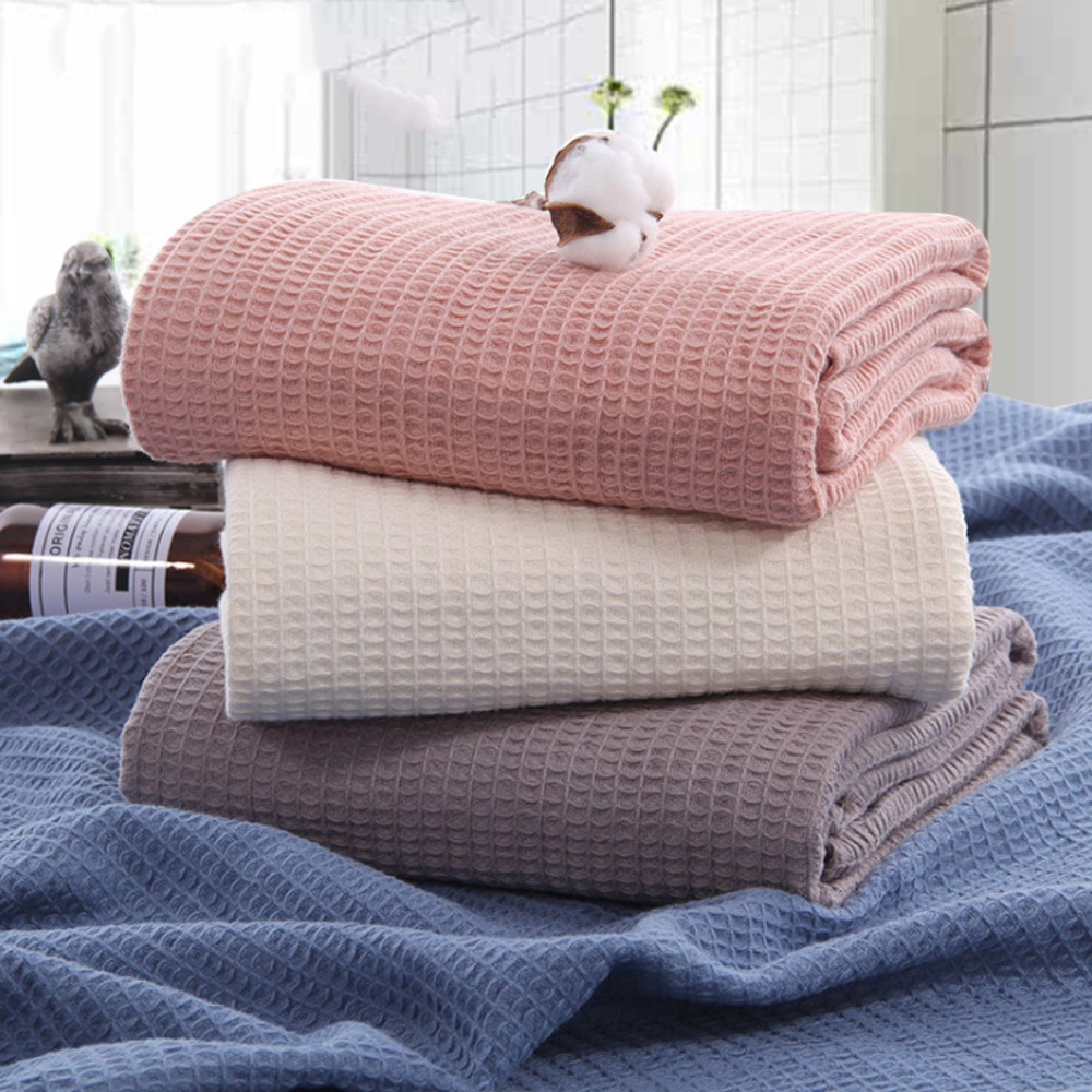 Waffle Muslin Summer Bedspread - Muslin Cotton Bedspread recension och pris