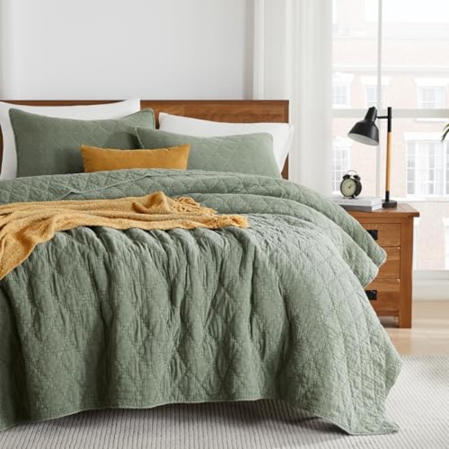 Size Quilt Set Muslin Cotton S - Muslin Cotton Bedspread recension och pris