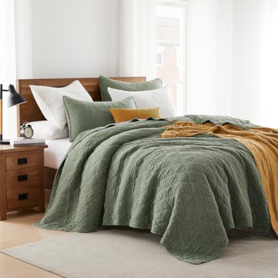 Size Quilt Set Muslin Cotton S - Muslin Cotton Bedspread recension och pris