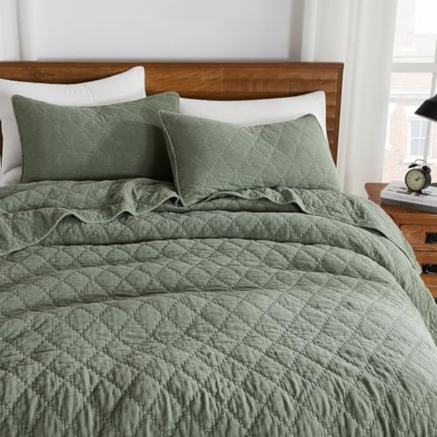 Size Quilt Set Muslin Cotton S - Muslin Cotton Bedspread recension och pris