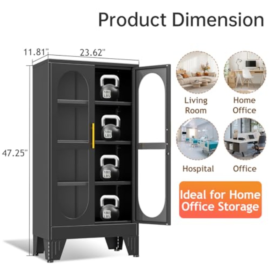 47 H Locking Display Cabinet f - Kitchen recension och pris