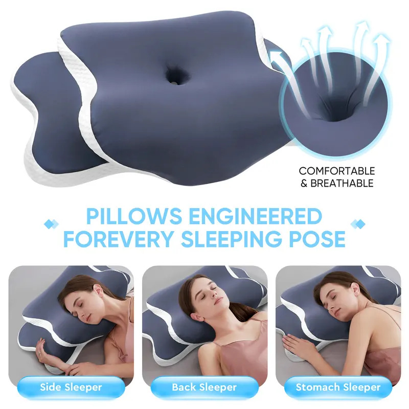 Memory Foam Pillow Cervical Pi - Memory Foam Orthopedic Pillow Neck Pain recension och pris