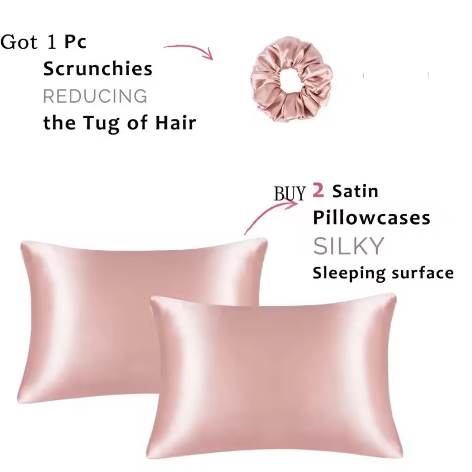 Kuup 1pcs Pillowcase Pillow Co - Satin Silk Pillowcase Hair Skin recension och pris