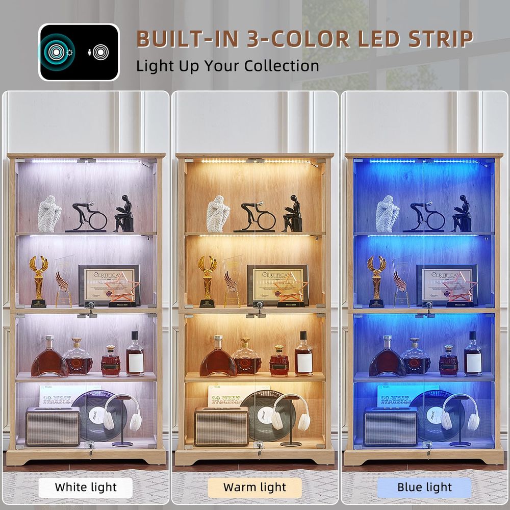 Farmhouse Glass Display Cabine - Lighting recension och pris