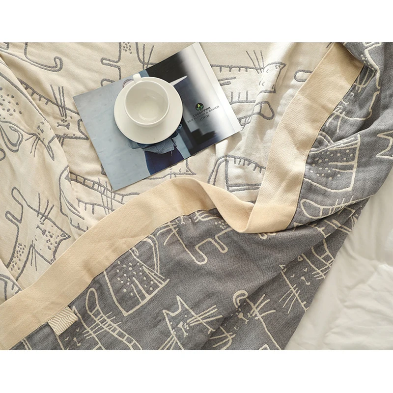 WASART Pure cotton twel muslin - Muslin Cotton Bedspread recension och pris
