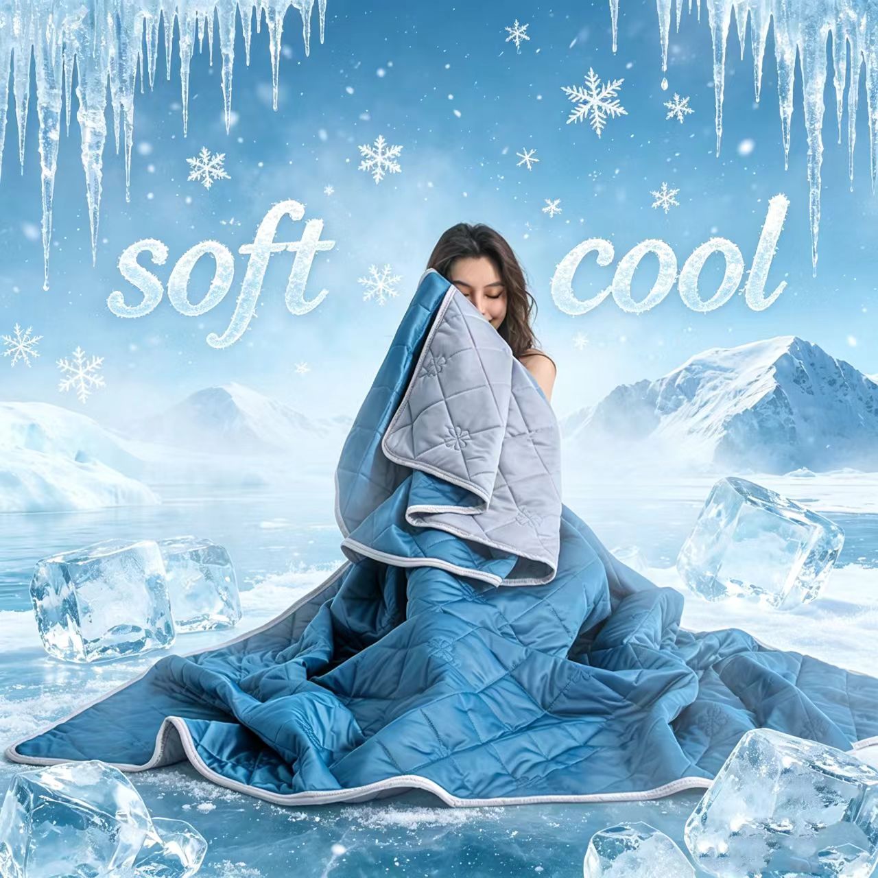 ROSEKIND 1pc Soft Cooling Blan - Cooling Blanket Hot Sleepers recension och pris