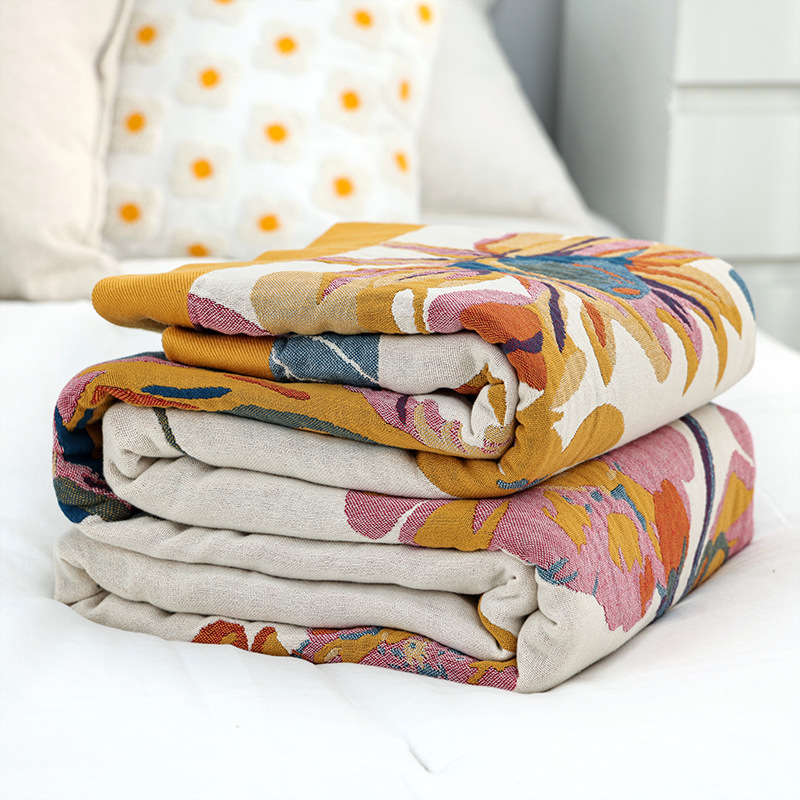 Simple Cotton Blanket Muslin G - Muslin Cotton Bedspread recension och pris