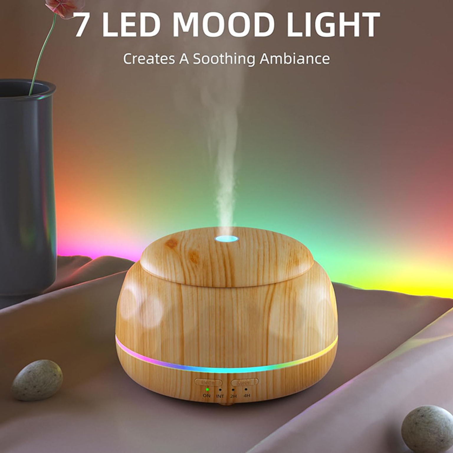 Essential Oil Diffuser Air Hum - Lighting recension och pris