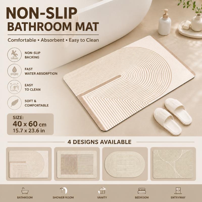 Diatomite Bath Mat Quick Dry A - Quick Dry Diatomite Bath Mat recension och pris